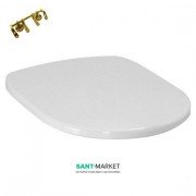 Сидіння з кришкою для унітазу ArtCeram Azuley білий матовий / золото AZA001 05; 73