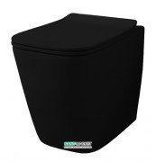 Унітаз підлоговий ArtCeram A16 36х52,5 см чорний глянсовий ASV004 03; 00