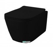 Унітаз підвісний ArtCeram A16 Mnini 36х45,5 см чорний глянсовий ASV005 03; 00