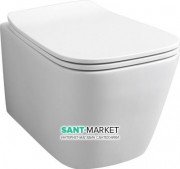 Унитаз подвесной ArtCeram A16 Mnini 36х45,5 см белый матовый ASV005 05;00