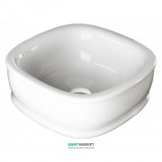 Раковина для ванной ArtCeram Azuley накладная 45х45 см белый матовый AZL001 05;00