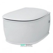 Унітаз підвісний ArtCeram Azuley 37х52,5 см білий матовий AZV001 05; 00