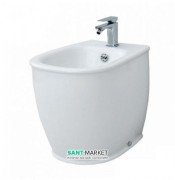 Біде підлогове ArtCeram Azuley 37х52,5 см білий матовий AZB002 05; 00