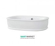 Раковина для ванної ArtCeram Azuley накладна 65х45 см білий матовий AZL002 05; 00