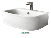 Раковина для ванної ArtCeram Azuley підвісна 72х50 см білий глянсовий AZL003 01; 00