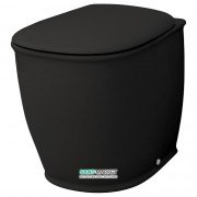 Унітаз підлоговий ArtCeram Azuley 37х52,5 см чорний глянсовий AZV002 03; 00