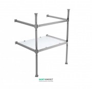 Консоль под раковину ArtCeram Civitas на 68 см с полкой хром CIA003 71