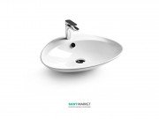 Раковина для ванной ArtCeram Blend 50х59 см белый глянцевый BSL001 01;00