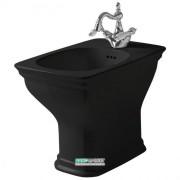 Биде напольное ArtCeram Civitas 36х54 см санфарфор чёрный глянцевый CIB002 03;00