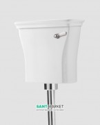 Сливной бачок для унитаза ArtCeram Civitas низкий белый глянцевый CIC007 01;00