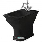 Біде підлогове ArtCeram Civitas 36х54 см санфарфор чорний глянсовий CIB002 03; 00
