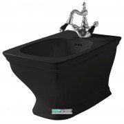 Біде підвісне ArtCeram Civitas 36х53,5 см санфарфор чорний глянсовий CIB001 03; 00