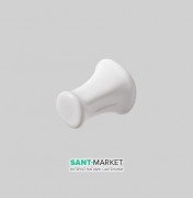 Крючок для ванной ArtCeram Civitas одинарный белый глянцевый CIC008 01;00