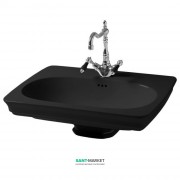 Раковина для ванной ArtCeram Civitas 68х49,5 см чёрный глянцевый CIL001 03;00
