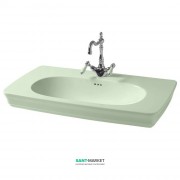 Раковина для ванной ArtCeram Civitas 90х50 см санфарфор зелёный CIL002 35;00