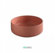 Раковина для ванной ArtCeram Cognac Ø 42 см санфарфор красный коралл COL001 14;00