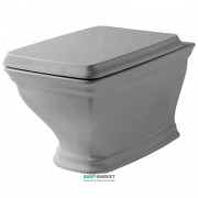 Унитаз подвесной ArtCeram Civitas 36х53,5 см санфарфор серый CIV001 34;00