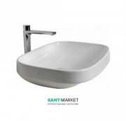 Раковина для ванної без отворів без переливу Hatria ABITO 58х45 см біла YXXA01