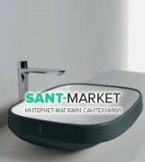 Раковина для ванной без отверстия без перелива Hatria ABITO ANTHRACITE 58х45 см зеленая A0YXXA08