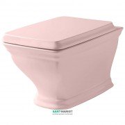 Унітаз підвісний ArtCeram Civitas 36х53,5 см санфарфор рожевий CIV001 33; 00