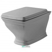 Унитаз подвесной ArtCeram Civitas 36х53,5 см санфарфор серый CIV001 34;00