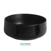 Раковина для ванної ArtCeram Cognac Ø35 см чорний глянсовий COL004 03; 00