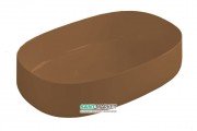 Раковина для ванної ArtCeram Cognac 55х35 см санфорфор коричневий COL003 19; 00