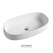Раковина для ванної ArtCeram Cognac 68х35 см білий матовий COL005 05; 00