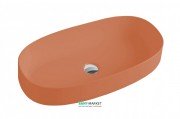 Раковина для ванной ArtCeram Cognac 68х35 см санфарфор оранжевый COL005 13;00