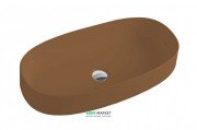 Раковина для ванної ArtCeram Cognac 68х35 см коричневий COL005 19; 00