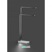 Напольный держатель для полотенец Sonia Nomad с подставкой хром/белый 176687