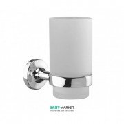 Cтакан для зубних щіток Sonia E-Plus настінний білий / хром 124534