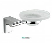 Мыльница для ванной Sonia Eletech настенная белый/хром 114078