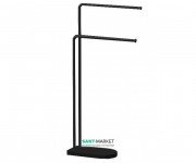 Підлоговий тримач для рушників Sonia Nomad з підставкою чорний 176250