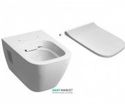Унитаз подвесной Kolo Modo Rimfree с сидением с крышкой soft-close белый L33120000 + L30112000