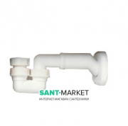 Спеціальний короткий сифон Hatria Accessori пластик білий Y1FE