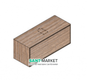 Тумба подвесная Hatria Sliding wood system 100 с отверстием в центре (cut 3) дерево орех YXUY92