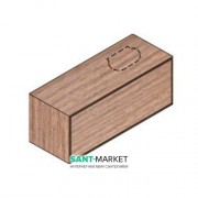 Тумба підвісна Hatria Sliding wood system 120 з отвором праворуч дерево горіх YXTS92