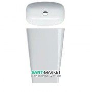 Раковина для ванної Catalano Green Lux 55х38х85h см білий глянсовий 1FRPGRLX00