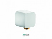 Шланговое подключение угловое Kludi A-Qa белый 6554043-00