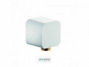 Шланговое подключение Kludi A-Qa с защитой от обратного тока воды белый 6554343-00