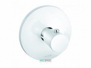 Смеситель для душа с термостатом Kludi Balance скрытого монтажа латунь белый 527299175