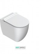Унітаз підлоговий Catalano Sfera 35х54 см кераміка білий матовий 1VPS54RBM