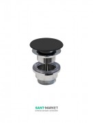 Донный клапан для раковины Catalano Green Lux с переливом чёрный матовый 5POSCNS