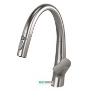 Змішувач для кухні Kraus Argo змішувач з висувним виливом нержавіюча сталь KPF-2522SS