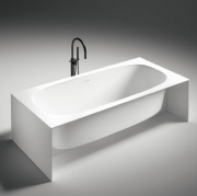 Ванна из искусственного камня Gruppo Treesse Summertime 180х85 см белый матовый Summertime185/CP