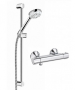 Душова система Kludi LOGO SHOWER DUO з термостатом латунь / пластик хром 685750500