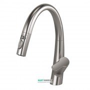 Смеситель для кухни Kraus Argo однорычажный с выдвижным изливом нержавеющая сталь KPF-2522SS