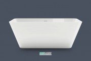 Ванна з штучного каменю Gruppo Treesse Viva 165х70 см білий глянсовий V286BL