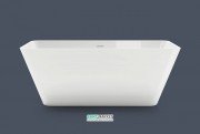 Ванна из искусственного камня Gruppo Treesse Viva 165х70 см белый матовый V286BO